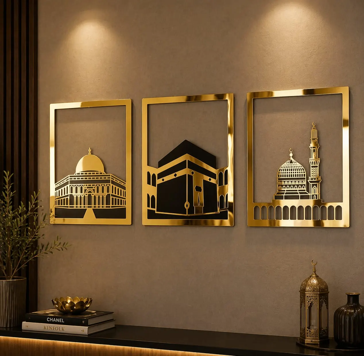 Islamic wall art set by Neelavarn Ajman