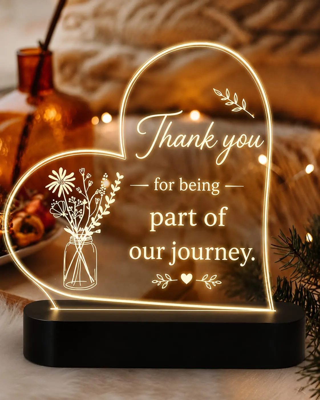 Acrylic thank-you event art created by Neelavarn in Ajman, UAE