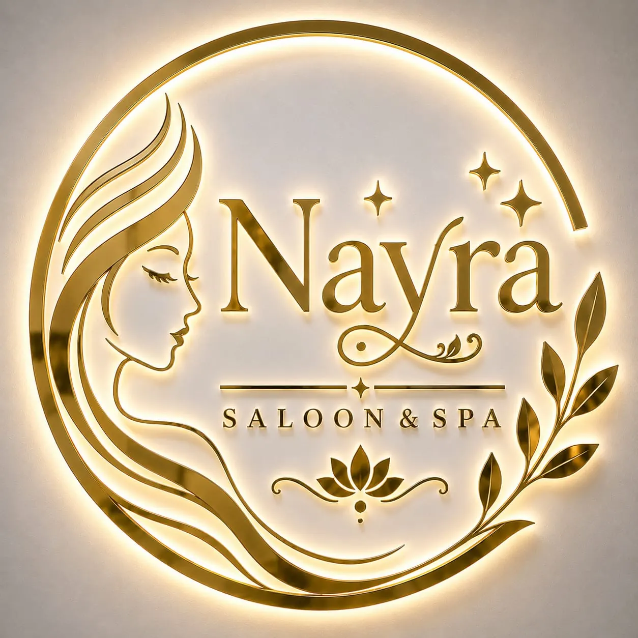 Salon and spa logo art by Neelavarn Ajman